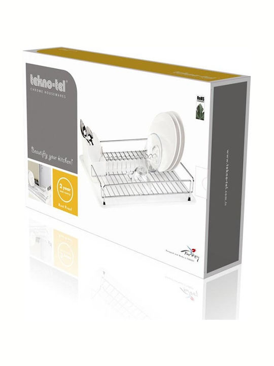 Tekno-Tel Metallic Black Sink Strainer 48x33x12cm