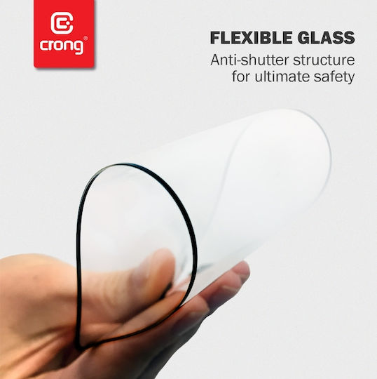 Crong 7D Nano Flexible Full Face Tempered Glass Black (Galaxy S21 5G)
