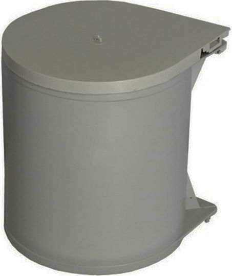 CasaDino Grey Waste Bin 13lt