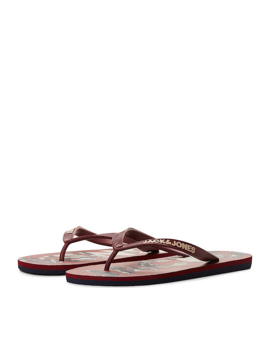 Herren Flip Flops Bordeaux