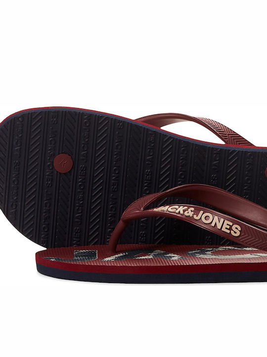 Herren Flip Flops Bordeaux