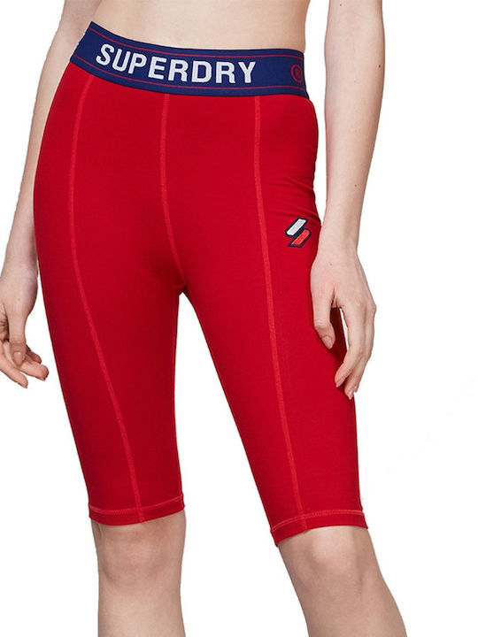 Women's Bike Training Legging High Waisted Red