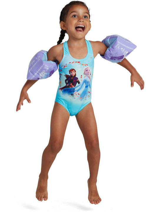 Speedo Digital Placement Kinder Badeanzug Einteilig Schulung Blau 8-07970-G034