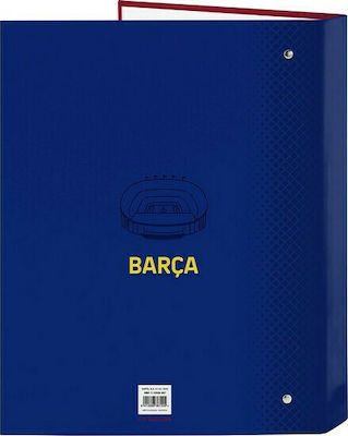 F.C. Barcelona Ντοσιέ με 4 Κρίκους 4/32 για Χαρτί A4 Κόκκινο F.C. Barcelona