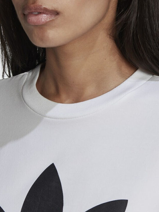 Adicolor Classics Trefoil Women's Athletic T-shirt Striped White
