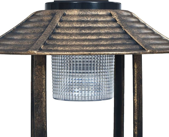 vidaXL Decorative Bird Bath Plastic with Solar LED 39cmx96cm 48221