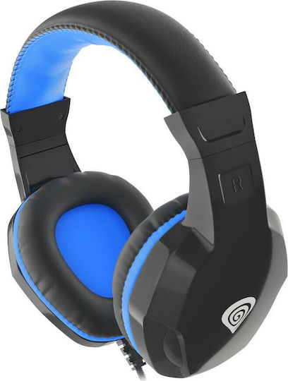 Genesis Argon 100 Over Ear Gaming Headset with Connection 3.5mm Blue