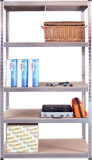 Vesta Raft Dexion Galvanizat 120x50x180 cm cu 5 Rafturi Rezistență Totală 875 kg