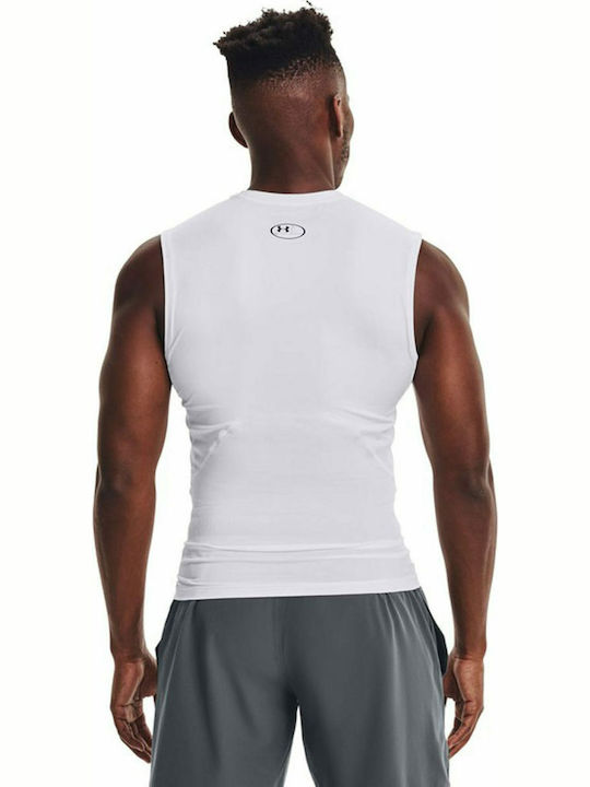 Under Armour Heatgear Ισοθερμική Μπλούζα Λευκή Under Armour Heatgear Ισοθερμική Μπλούζα Λευκή