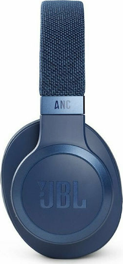 JBL Live 660NC Wireless / Wired Over Ear Headphones with 50 hours of Operation and Quick Charge Blue