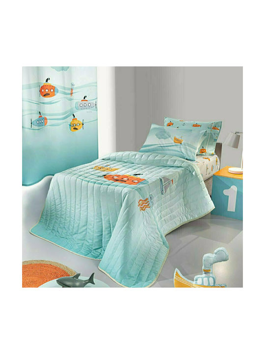 Saint Clair Kids Duvet Single Sub Light Blue 160x220cm