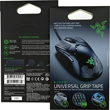 Razer RC21-01670100-R3M1 Универсална Лента За Захващане С Противоплъзгащо Покритие За Компютър/Конзола/Мобилни Периферни Устройства