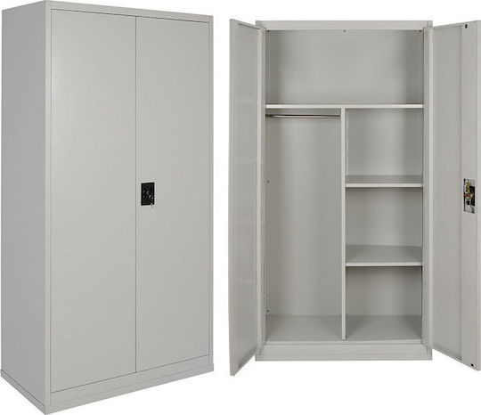 Δίφυλλη Μεταλλική Γαλβανιζέ 70x40x171εκ.