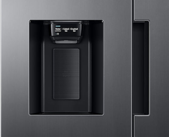 Samsung Side-by-Side Refrigerator 634lt Total NoFrost H178xW91.2xD71.6cm Inox RS67A8811S9/EF