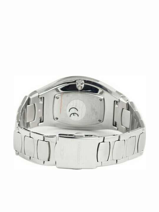 Chronotech Γυναικείο Ρολόι 28mm Μπαταρίας με Ασημί Μεταλλικό Μπρασελέ