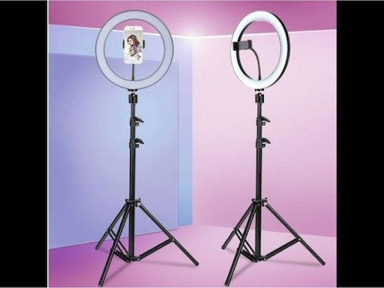 LED Ring Light CXB 300 Ring Light 30cm με Τρίποδο Δαπέδου και Βάση για Κινητό