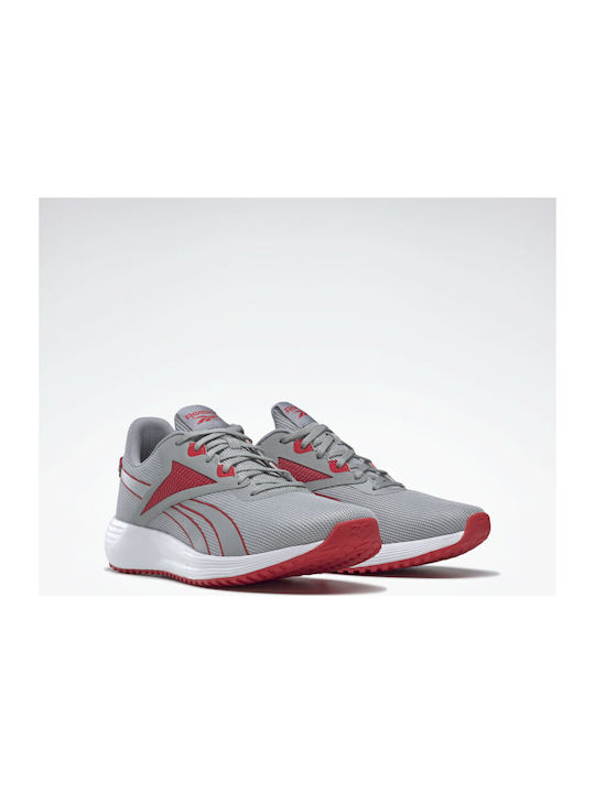 Lite Plus 3 Sport Shoes Running Pure Grey 4 / Vector Red / Cloud White