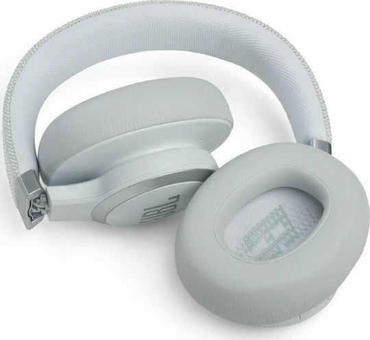 JBL Live 660NC Wireless / Wired Over Ear Headphones with 50 hours of Operation and Quick Charge White