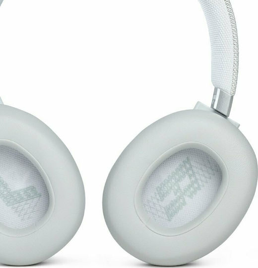 JBL Live 660NC Wireless / Wired Over Ear Headphones with 50 hours of Operation and Quick Charge White