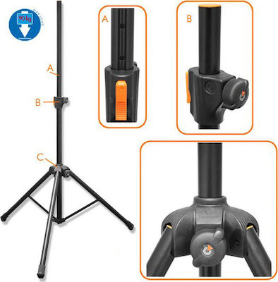 Bespeco PN90XLNO PA Speaker Stand