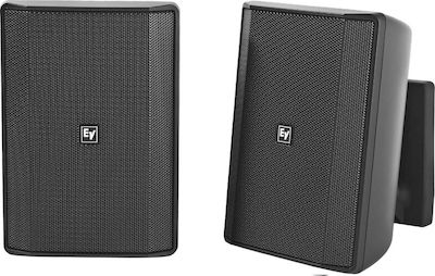 Electro-Voice Passive On-wall Speakers 75W Evid-S5.2X (Pair) in Black Color