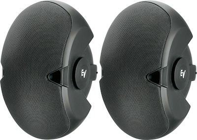 Electro-Voice Passive On-wall Speakers 150W EVID 6.2 (Pair) in Black Color