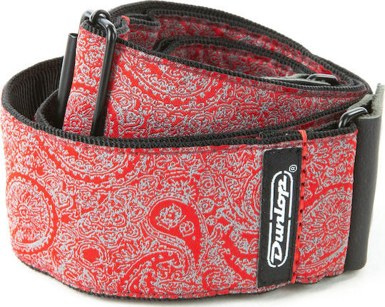 Dunlop Jacquard Strap Paisley Red