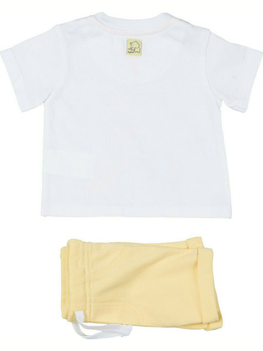 Losan Kids Set with Shorts Summer 2pcs White