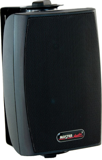 Master Audio BT400 Passive Wall Installation Speaker 5W Piece 14.8x13.2x21.6cm Black