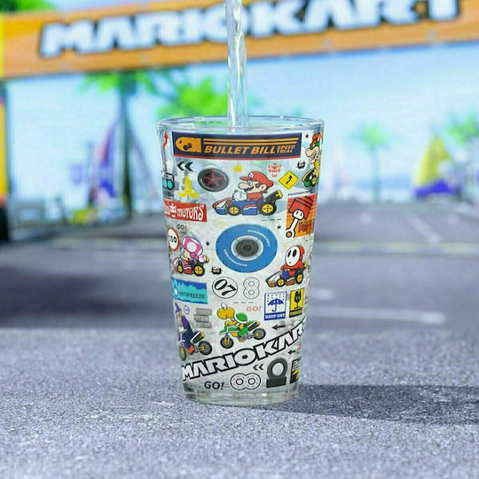 Paladone Mario Kart Ποτήρι από Γυαλί 400ml