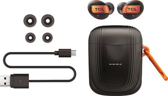TCL ACTV500 In-ear Bluetooth Handsfree Ακουστικά με Αντοχή στον Ιδρώτα και Θήκη Φόρτισης Copper Dust