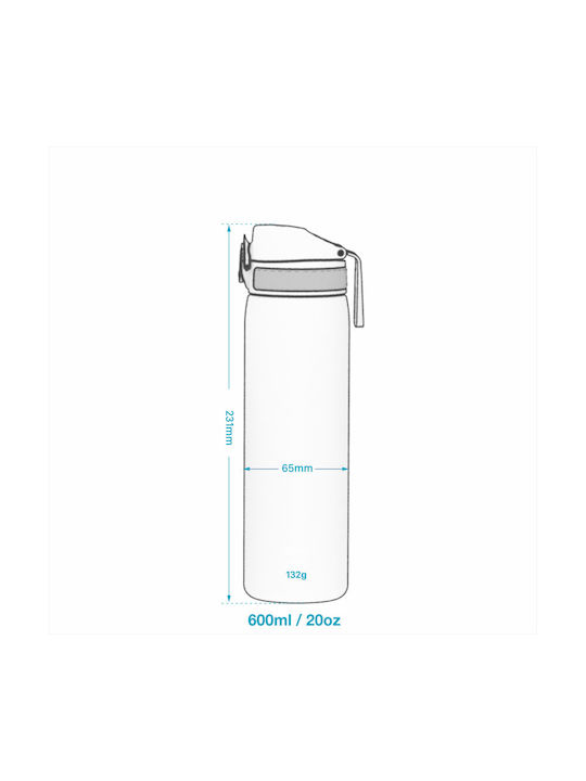 Ion8 Πλαστικό Παγούρι Sport Slim Paint Splat 600ml