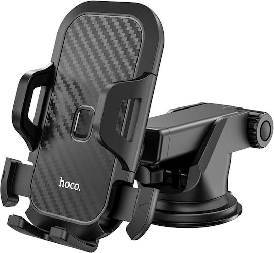 Hoco CA76 Car Mobile Mount 4.5" - 6.5" with Adjustable Hooks Black