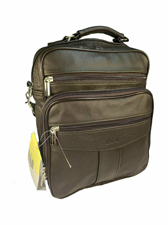 Leather Men's Bag Shoulder / Crossbody Brown