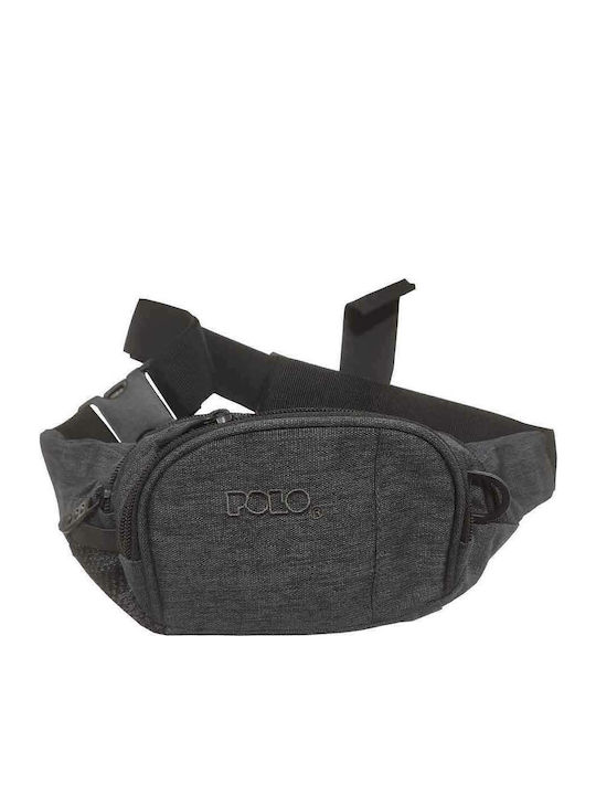 Simple Waist Bag Gray