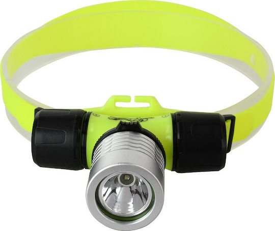 GloboStar Headlamp LED IP68 with Maximum Brightness 300lm Extreme XHP50 3 x AAA Green