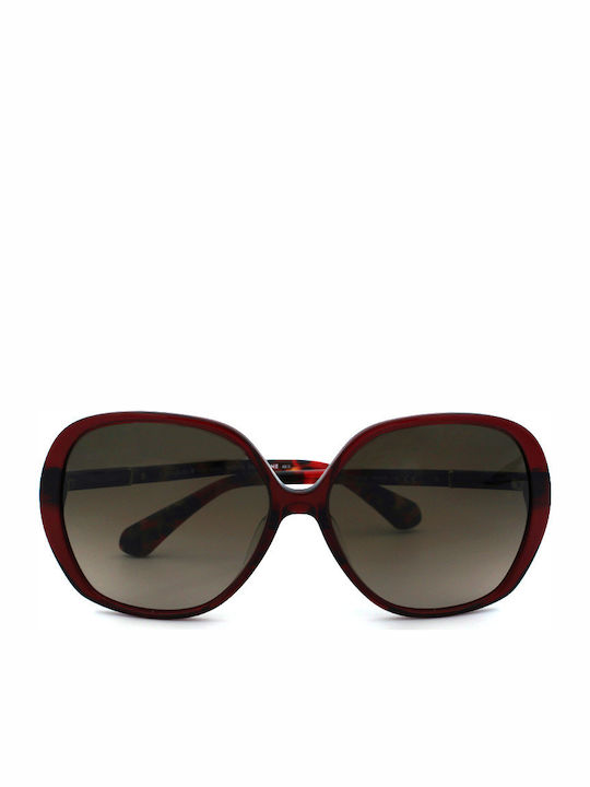 Kate Spade Atalina Feminini Ochelari de soare cu Burgundy Cadru și Negru Degrade Lentilă