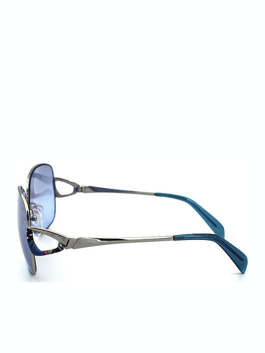 Emilio Pucci Sunglasses with Gray Metal Frame EP128S 045