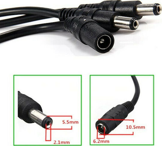 E-ZY Καλώδιο DC - DC 0.40m EZ-DCSP2 1τμχ