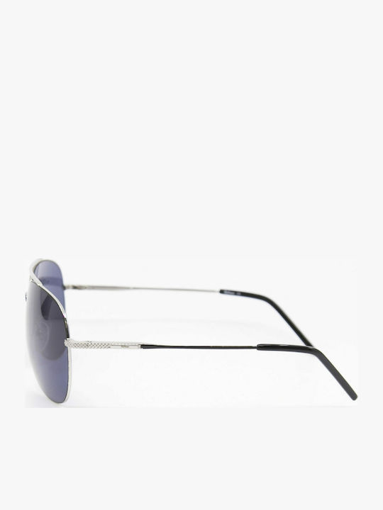 Hoffman Men's Sunglasses with Silver Metal Frame 8152 C1