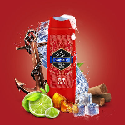 Old Spice Captain Gel de baie pentru Bărbați pentru Corp & Păr (1x250ml) 250ml