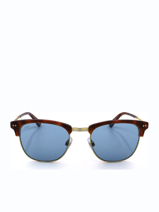 Web Sunglasses Brown with Mixed Frame & Light Blue Lens Web Sunglasses Brown with Mixed Frame & Light Blue Lens