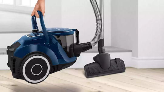 Bosch BGC41X36 Ηλεκτρική Σκούπα 700W με Κάδο 3lt Μπλε