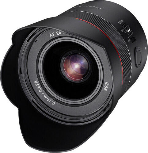 Samyang Full Frame Φωτογραφικός Φακός 24mm f/1.8 AF Wide Angle για Sony E Mount Μαύρος