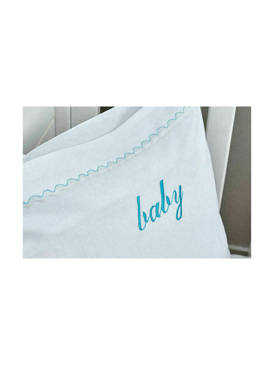 Cokitex Giraffe Baby Sheets Set Crib Cotton White 120x160cm 3pcs