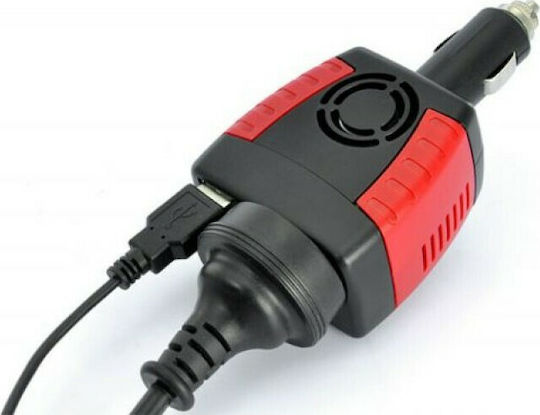 Car Inverter 150W to Converter 12V DC in 220V AC with 1xUSB