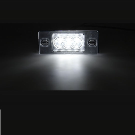 Vinstar License Plate Lights Led 12V for Volkswagen Touareg Porsche Cayenne 7L / Tiguan 5N / Golf V, VI, Combi / Porsche Cayenne 9PA Canbus 2pcs