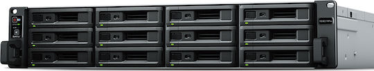 Synology RackStation RS3621RPxs NAS Rack cu 12 sloturi pentru HDD/SSD și 4 porturi Ethernet