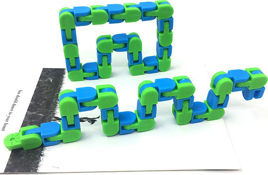 Pop It Fidget Αλυσίδα Σιλικόνης Γαλάζιο
