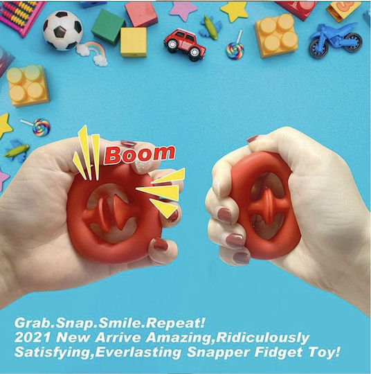 Fidget Pop it Grab Snap Πλαστικό Πολύχρωμο